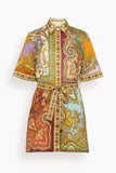 Alemais Clemenza Spliced Mini Dress in Multi