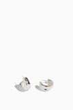 Lizzie Fortunato Earrings Onda Hoops In Silver Lizzie Fortunato Onda Hoops In Silver