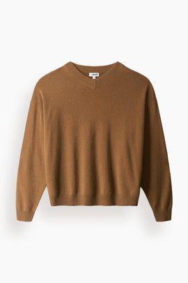 Spencer Cashmere Sweater in Cigar