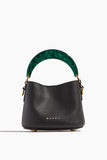 Marni Handbags Top Handle Bags Venice Mini Bucket Bag in Black Leather