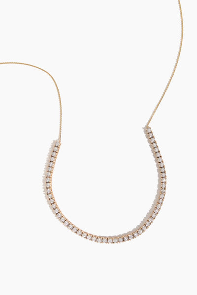 Ava Bea Tennis Necklace 14/16" in 14k Yellow Gold