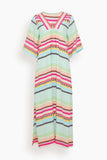Lemlem Edna V-Neck Dress in Beali Festival