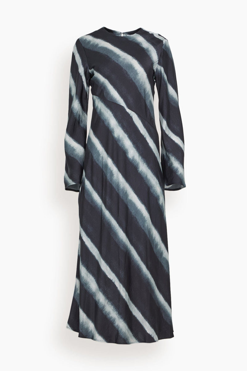 Ombre Hampden Blue Samsoe – in Clothing Dress Striped Samsoe Madeleine