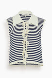 Sea Tops Addy Striped Knit Vest in Multi Addy Striped Knit Vest in Multi