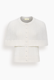 Hellessy Caspian Cardigan in Ecru