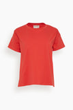 Loulou Studio Tops Basiluzzo Oversize Shirt in Tomato Loulou Studio Basiluzzo Oversize Shirt in Tomato