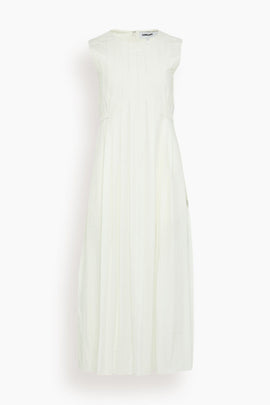 Judson Pleated Maxi Dress in Ivory