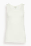 Loulou de Saison Alicudi Tank Top in Ivory
