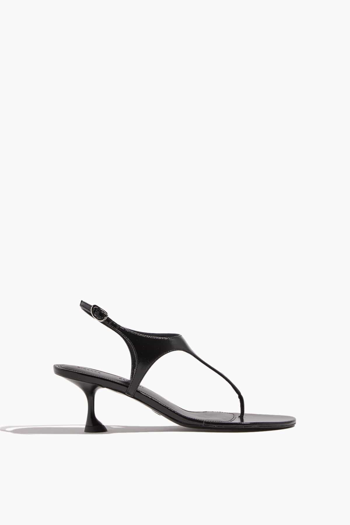 Proenza Schouler Tee Thong Sandals in Black