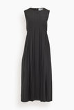 Saint Art Judson Pleated Maxi Dress in Black