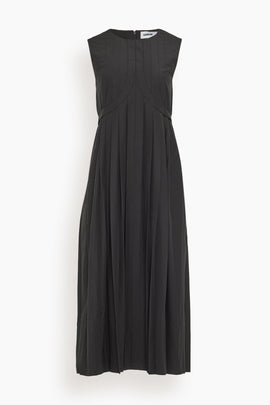 Judson Pleated Maxi Dress in Black
