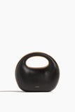 Sacai Leather Round Bag in Black