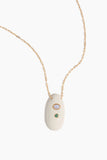 Lizzie Fortunato La Paz Pendant Necklace in White