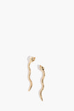 Stoned Fine Jewelry Earrings Bite Earrings in 18k Yellow Gold Stoned Fine Jewelry Bite Earrings in 18k Yellow Gold
