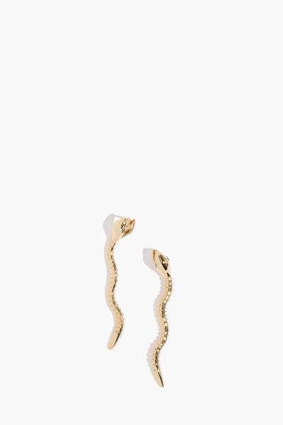Bite Earrings in 18k Yellow Gold