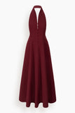 Staud Stella Dress in Carmino