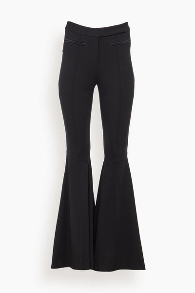 Emotional Essence Flared Leg Pant in Pure Black