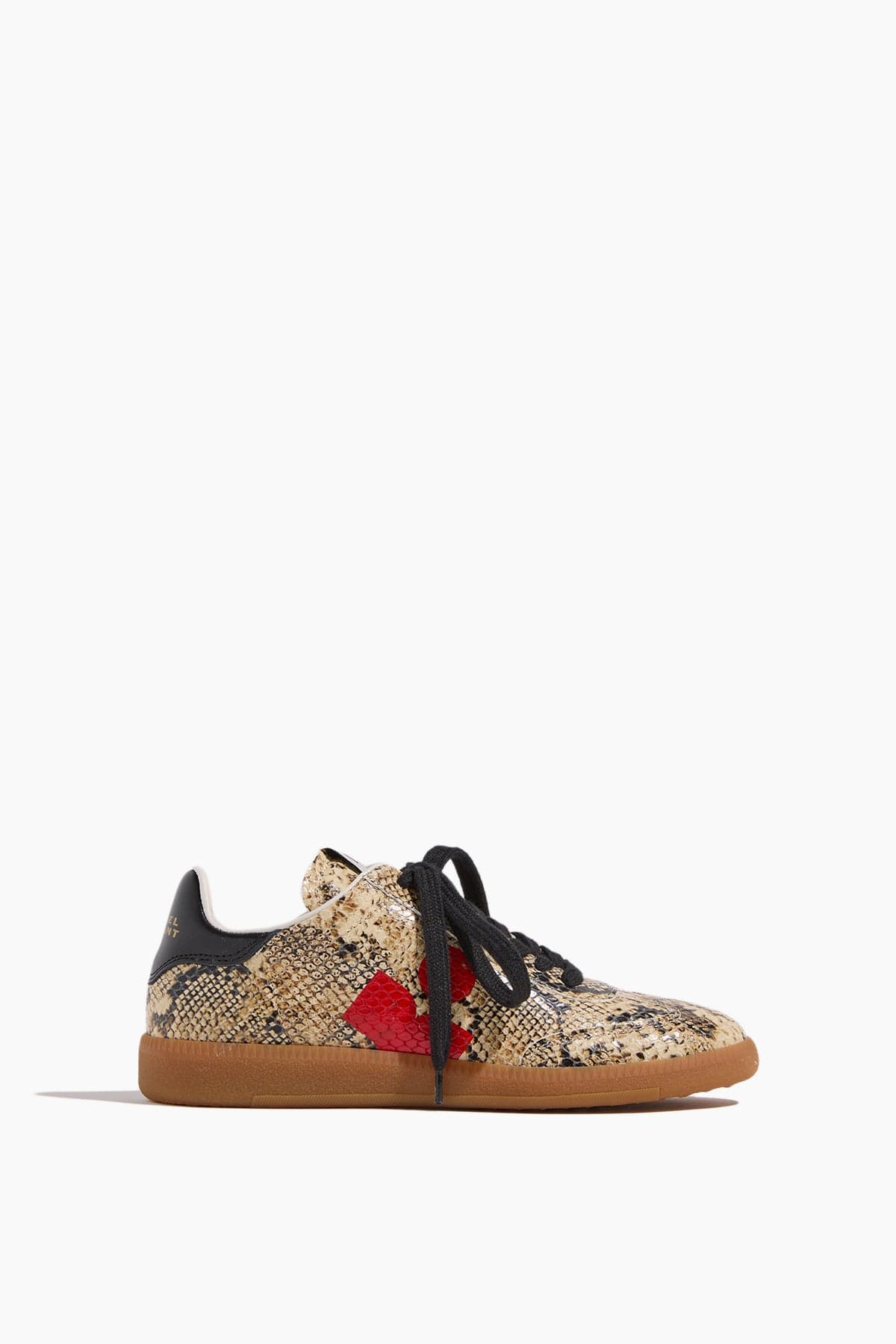 Isabel Marant Low Top Sneakers Kaycee Sneaker in Beige/Red Isabel Marant Kaycee Sneaker in Beige/Red