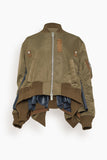 Dorothee Schumacher Jackets Nylon Twill Blouson in Beige Nylon Twill Blouson in Beige