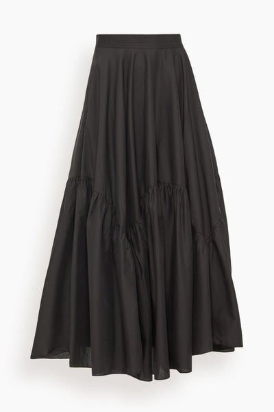 Astree Skirt in Noir