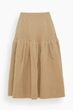 Dries Van Noten Telma Skirt in Beige