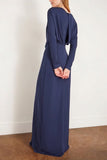 Simkhai Gowns Maisie Long Sleeve Dress in Midnight Simkhai Maisie Long Sleeve Dress in Midnight