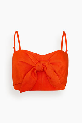 Pearl Top in Tangerine Tango