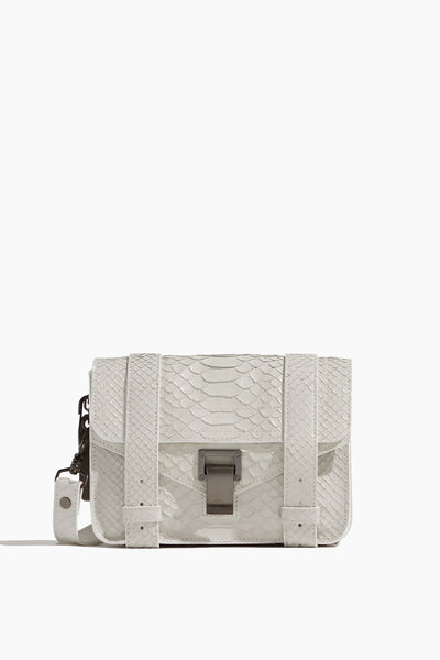 PS1 Keepall Handbag Canvas and Python Medium