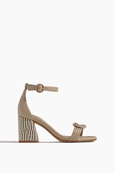 Alexandre Birman Strappy Heels Vicky Bounce Raffia Sandal in Chalk Alexandre Birman Vicky Bounce Raffia Sandal in Chalk