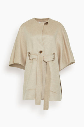 Ring Cape in Beige