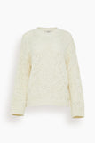 Dorothee Schumacher Sweaters Cotton Love Pullover in Camellia White