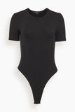 THE PARK Penny Bodysuit in Black