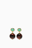 Lizzie Fortunato Umbria Earrings in Tiger's Eye