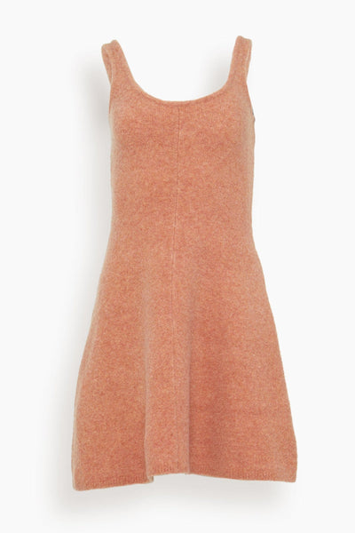 Maggie Boucle Mini Dress in Salmon