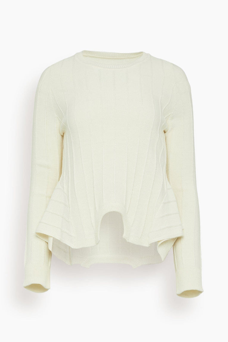 MM6 Maison Margiela Crewneck in Off White