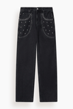 Isabel Marant Silka Pants in Faded Black
