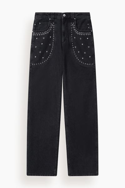 Silka Pants in Faded Black