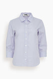 Hampden Clothing Tops Twilo Crystal Stripe Shirt in Lilac/Salmon Twilo Crystal Stripe Shirt in Lilac/Salmon