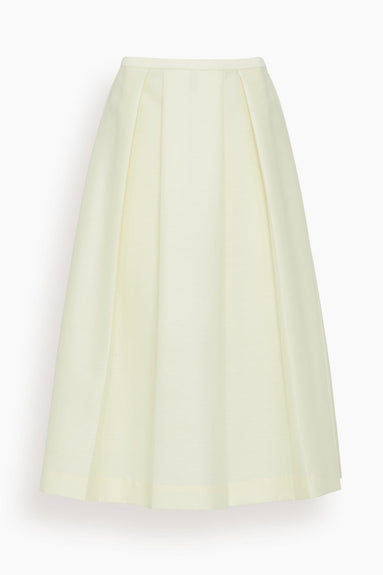 Toteme Skirts Wool Silk Twinflower Skirt in Macadamia Toteme Wool Silk Twinflower Skirt in Macadamia