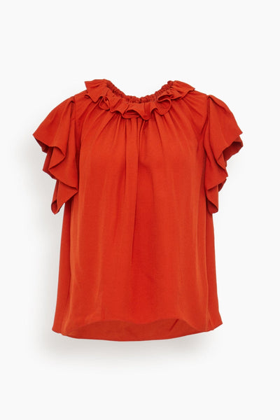 Monika Top in Red Oxide