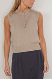 Dries Van Noten Tops Togo Top in Light Grey Dries Van Noten Togo Top in Light Grey