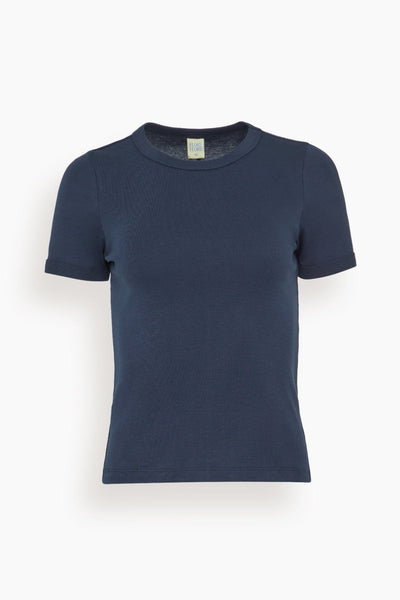Car Tee in Navy