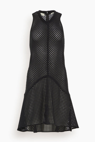 Bite Studios - Bite Studios Shield Organic Cotton Check Mini Dress in Black 34 / 2 US - Hampden Clothing Bite Studios - Bite Studios Shield Organic Cotton Check Mini Dress in Black 34 / 2 US - Hampden Clothing
