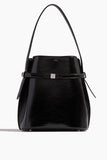 Toteme Shoulder Bags Belted Bucket Bag in Black Toteme Belted Bucket Bag in Black