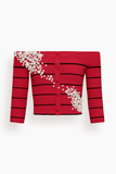 Hellessy Rami Knit in Red Stripe
