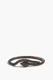 Stoned Fine Jewelry Bracelets Black Diamond and Rhodium Serpent Bracelet in 18k White Gold Stoned Fine Jewelry Black Diamond and Rhodium Serpent Bracelet in 18k White Gold
