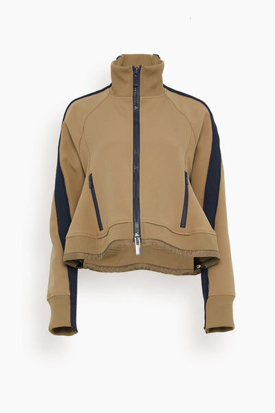 Technical Jersey Blouson in Beige