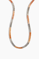 Theodosia Necklaces Shaded Moonstone Heishi Necklace