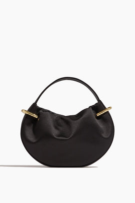 Tilda Ruched Mini Bag in Noir