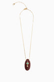 Lizzie Fortunato La Paz Pendant Necklace in Umber/Brown